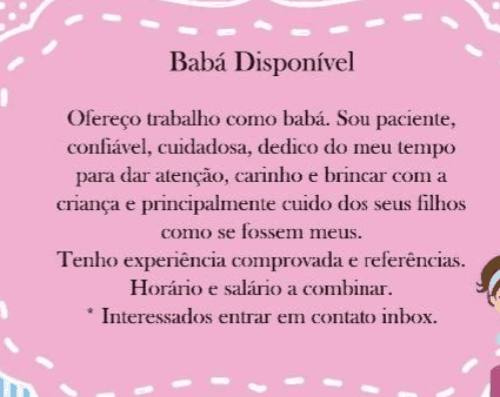 Serviço de baba